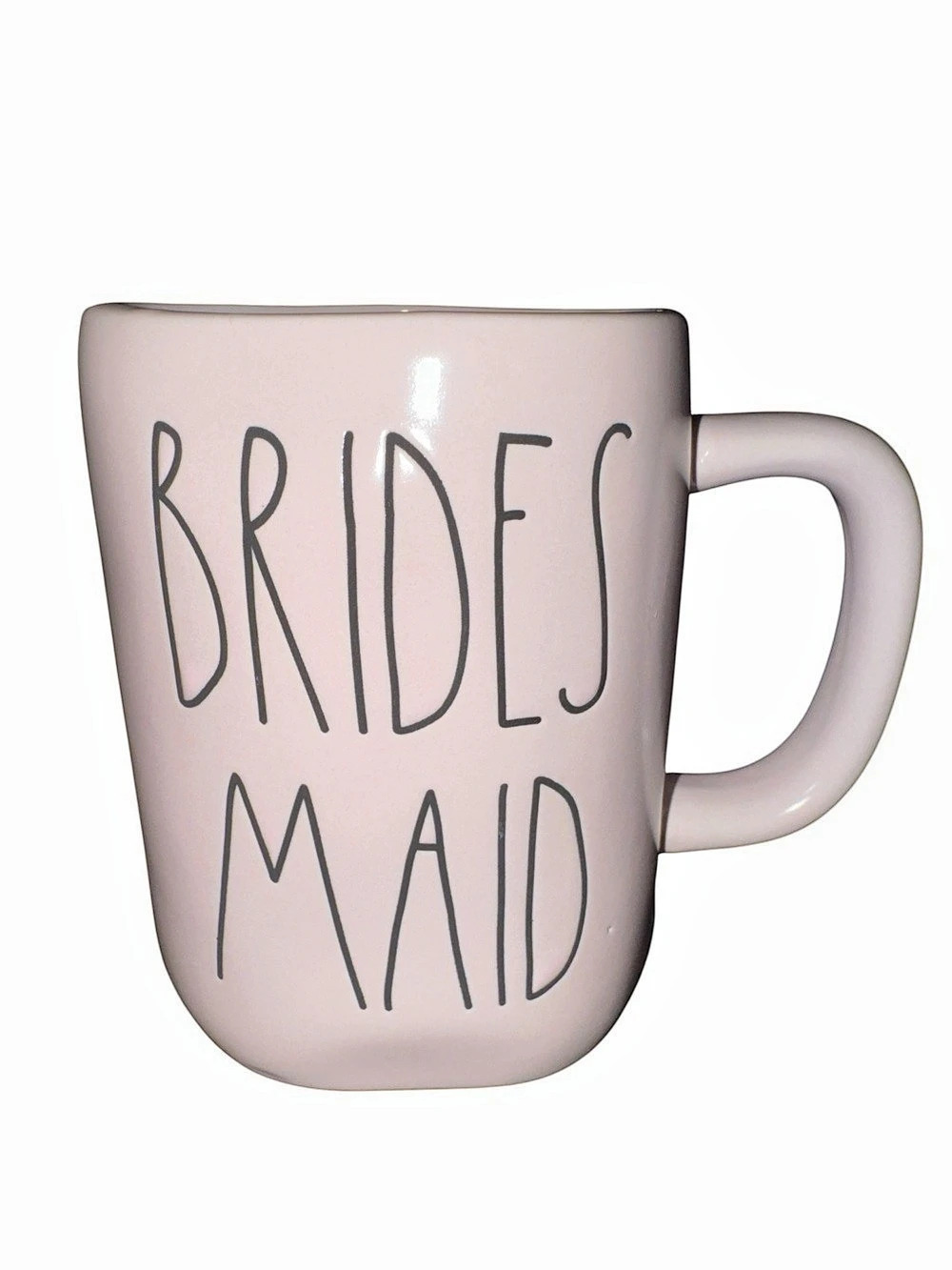 Rae Dunn Bridesmaid Pink Ceramic Mug